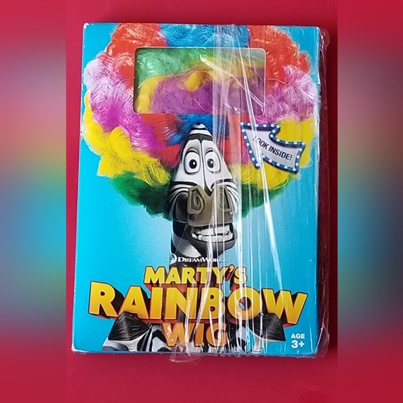 Dreamworks Costumes Dreamworks Martys Rainbow Wig Fits Most